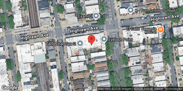 Aerial map of 186 HIGHLAWN AVENUE, Brooklyn