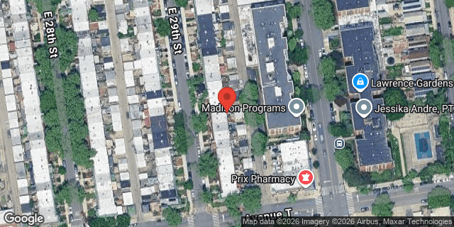Aerial map of 1973 EAST 29 STREET, Brooklyn