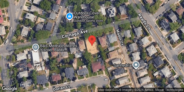 Aerial map of 7-95 CORNAGA AVENUE, Queens