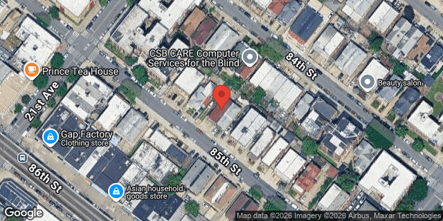 Aerial map of 2129 85 STREET, Brooklyn