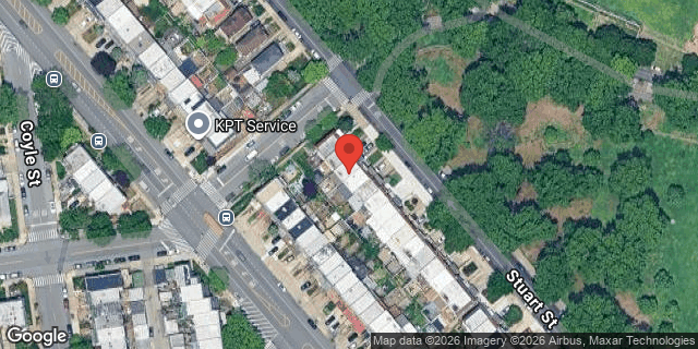 Aerial map of 2108 STUART STREET, Brooklyn