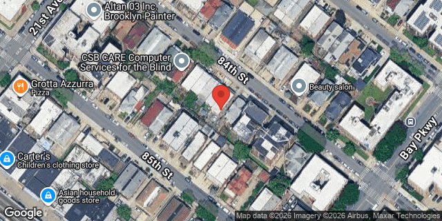 Aerial map of 2148 84 STREET, Brooklyn