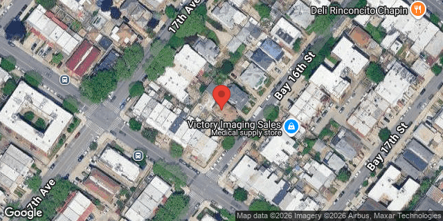 Aerial map of 8820 BAY 16 STREET, Brooklyn