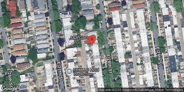 Aerial map of 1936 EAST 28 STREET, Brooklyn