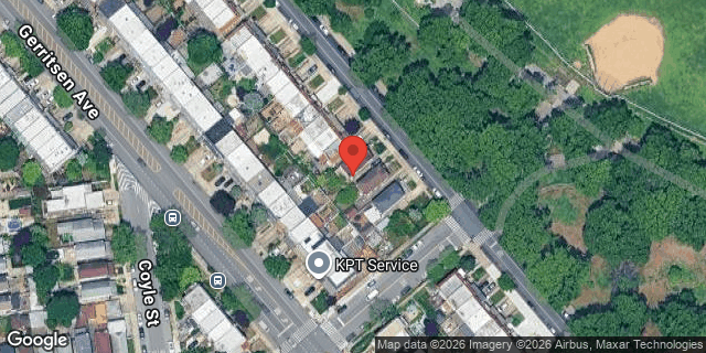 Aerial map of 2072 STUART STREET, Brooklyn