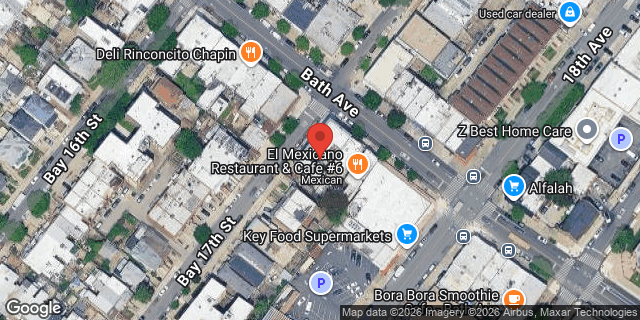 Aerial map of 171 BAY 17 STREET, Brooklyn