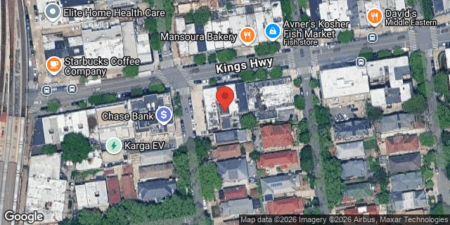 Aerial map of 512 KINGS HIGHWAY, Brooklyn