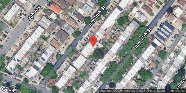 Aerial map of 315 BAY 10 STREET, Brooklyn