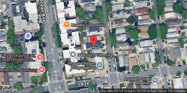 Aerial map of 1974 EAST 21 STREET, Brooklyn