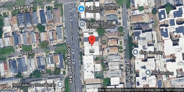 Aerial map of 2149 CONEY ISLAND AVENUE, Brooklyn