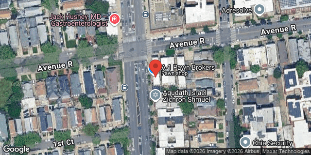Aerial map of 2125 CONEY ISLAND AVENUE, Brooklyn