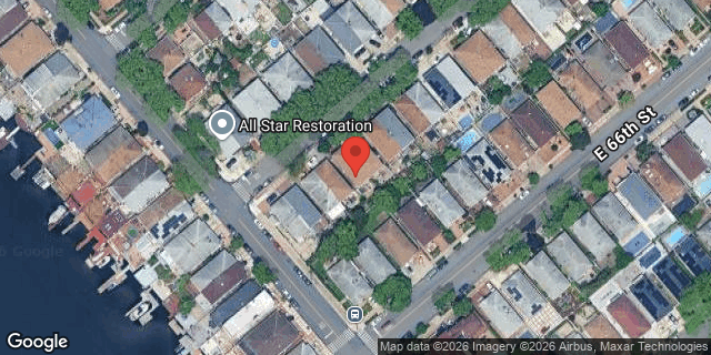 Aerial map of 2781 EAST 65 STREET, Brooklyn