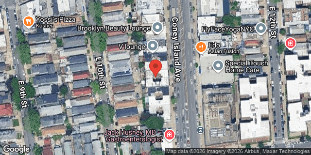 Aerial map of 2096 CONEY ISLAND AVENUE, Brooklyn
