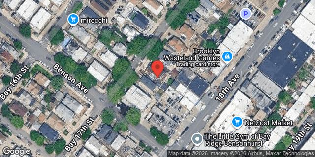 Aerial map of 69 BAY 17 STREET, Brooklyn