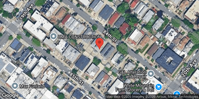 Aerial map of 1942 84 STREET, Brooklyn
