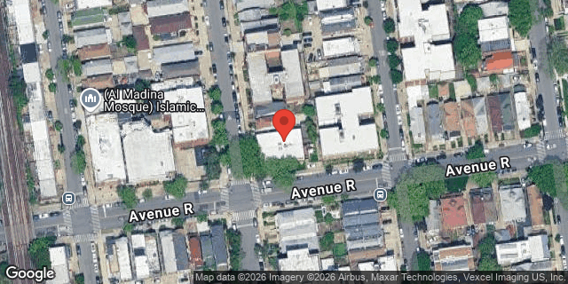 Aerial map of 1793 EAST 17 STREET, Brooklyn