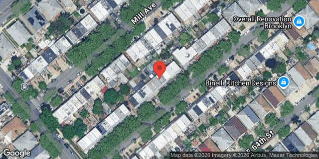 Aerial map of 2760 EAST 63 STREET, Brooklyn
