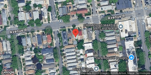 Aerial map of 2810 AVENUE R, Brooklyn