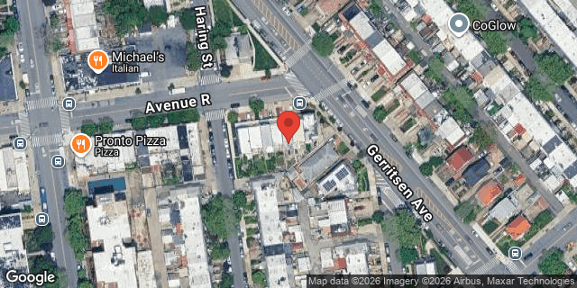 Aerial map of 2962 AVENUE R, Brooklyn