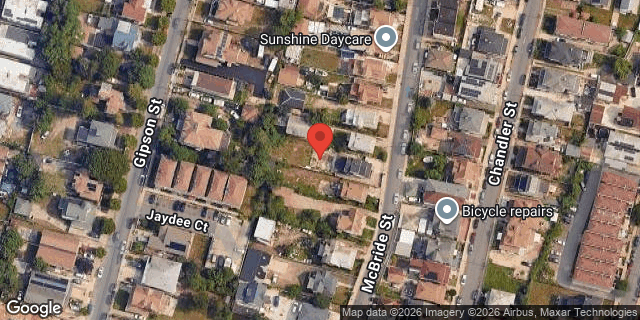 Aerial map of 13-63 MCBRIDE STREET, Queens