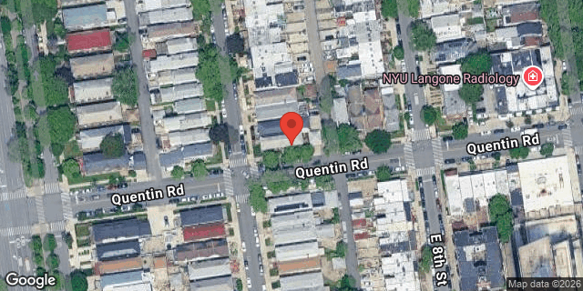 Aerial map of 1771 EAST 7 STREET, Brooklyn