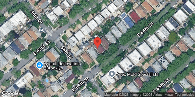 Aerial map of 2676 EAST 64 STREET, Brooklyn