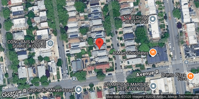 Aerial map of 1788 EAST 29 STREET, Brooklyn