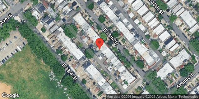Aerial map of 2044 EAST 34 STREET, Brooklyn