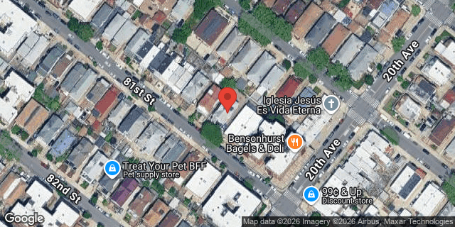 Aerial map of 1963 81 STREET, Brooklyn
