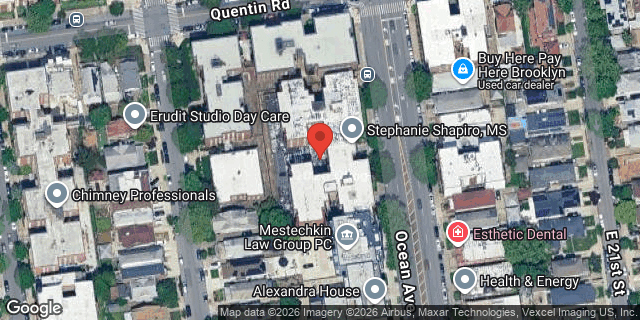 Aerial map of 2200 OCEAN AVENUE, Brooklyn