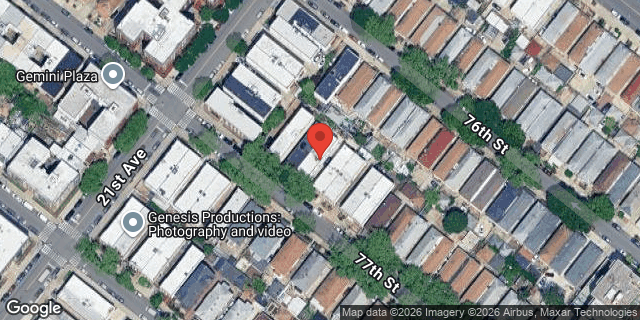 Aerial map of 2121 77 STREET, Brooklyn