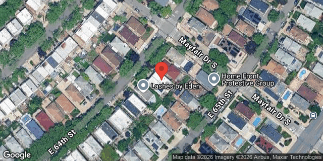 Aerial map of 2611 EAST 64 STREET, Brooklyn