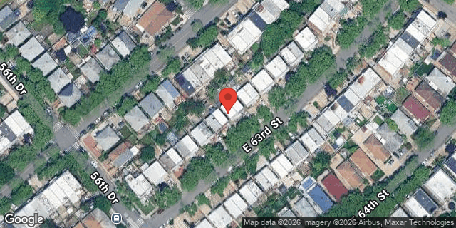 Aerial map of 2654 EAST 63 STREET, Brooklyn