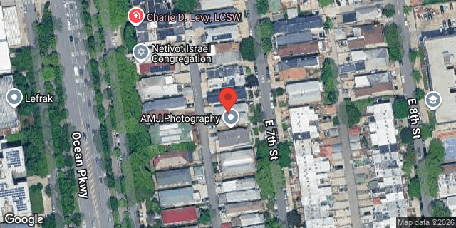 Aerial map of 1724 EAST 7 STREET, Brooklyn