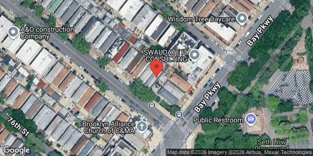 Aerial map of 2171 BAY RIDGE PARKWAY, Brooklyn