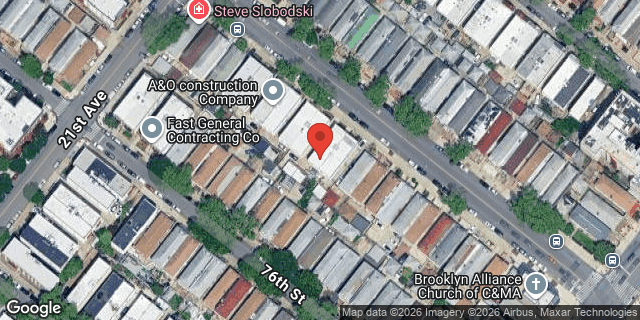 Aerial map of 2132 BAY RIDGE PARKWAY, Brooklyn