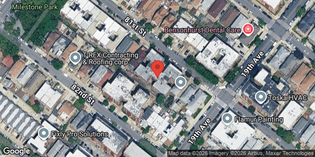 Aerial map of 1850 81 STREET, Brooklyn