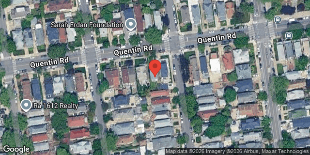Aerial map of 2320 QUENTIN ROAD, Brooklyn