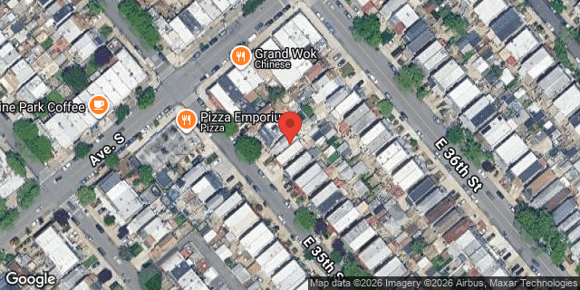 Aerial map of 2019 EAST 35 STREET, Brooklyn