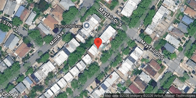 Aerial map of 2620 EAST 63 STREET, Brooklyn