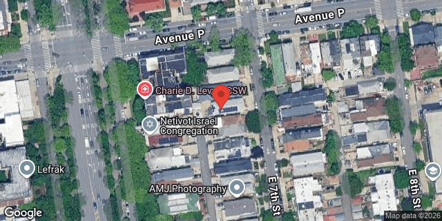 Aerial map of 1706 EAST 7 STREET, Brooklyn