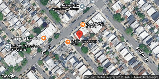 Aerial map of 3502 AVENUE S, Brooklyn