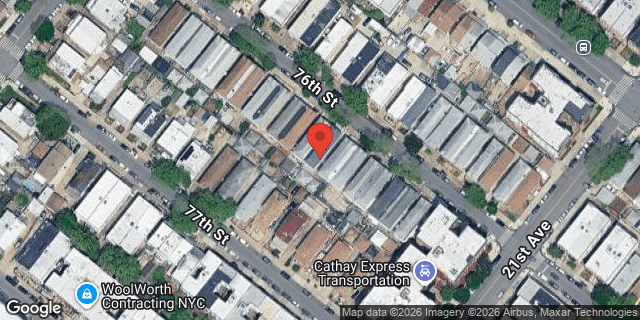 Aerial map of 2052 76 STREET, Brooklyn