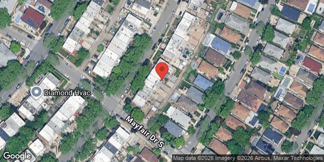 Aerial map of 2539 EAST 63 STREET, Brooklyn