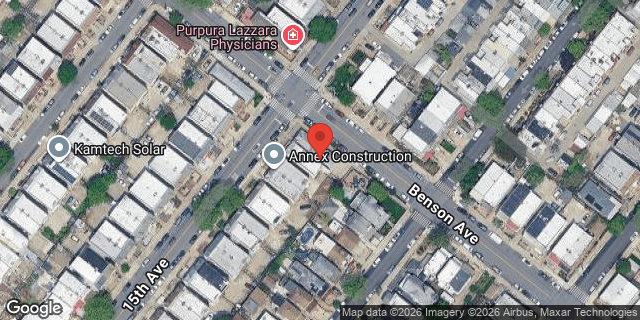 Aerial map of 8685 15 AVENUE, Brooklyn