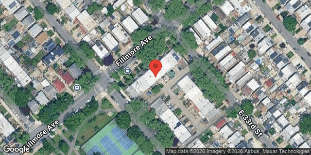 Aerial map of 3212 FILLMORE AVENUE, Brooklyn