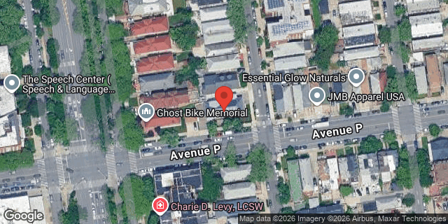 Aerial map of 1686 EAST 7 STREET, Brooklyn