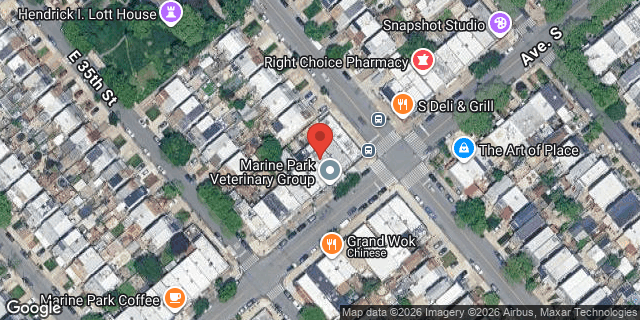 Aerial map of 3517 AVENUE S, Brooklyn