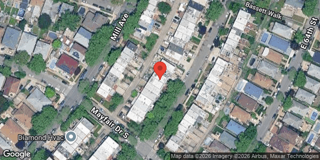 Aerial map of 2530 EAST 63 STREET, Brooklyn