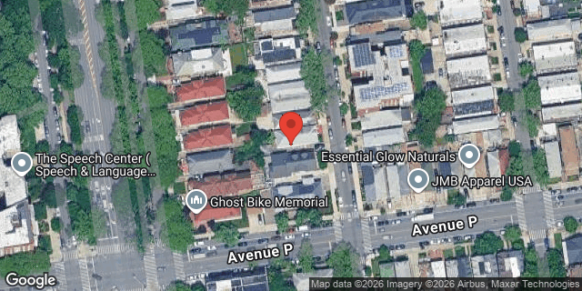 Aerial map of 1672 EAST 7 STREET, Brooklyn